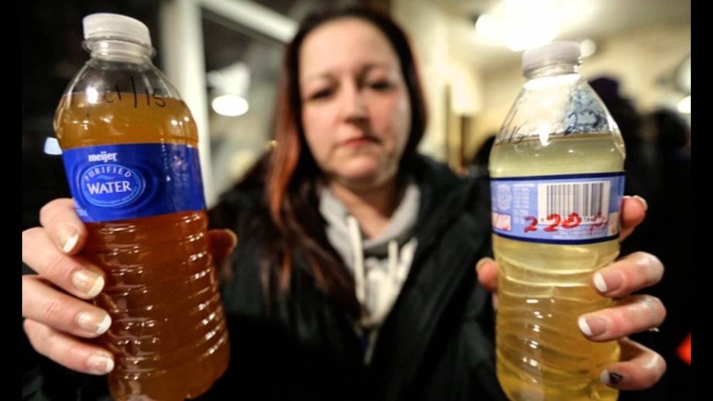 Flint Michigan water lead poisoning