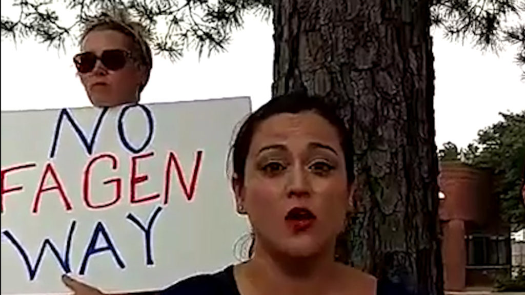 Mia Hoyt, HISD Protest, local