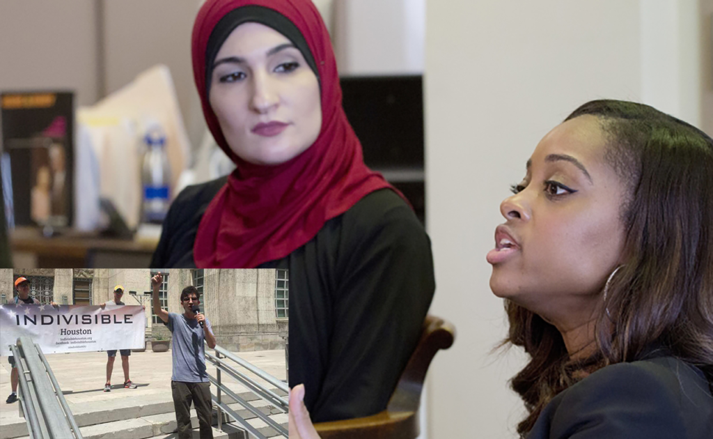 Indivisible Houston Womens March Daniel Cohen, Linda Sarsour, Tamika Mallory