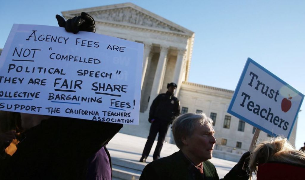 The Plutocracy through the Supreme Court has all but destroyed labor unions