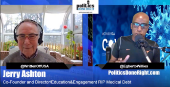 Jerry Ashton on Politics Done Right discussing RIP Medical Debt