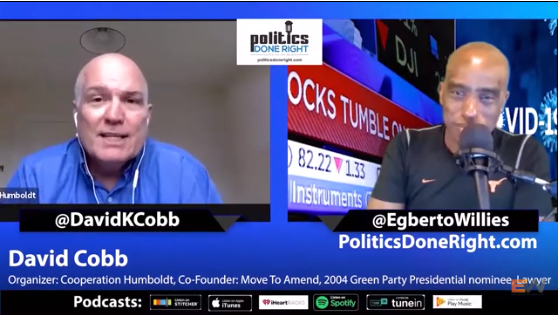 David Cobb talks Progressives, Democratic Party, & more