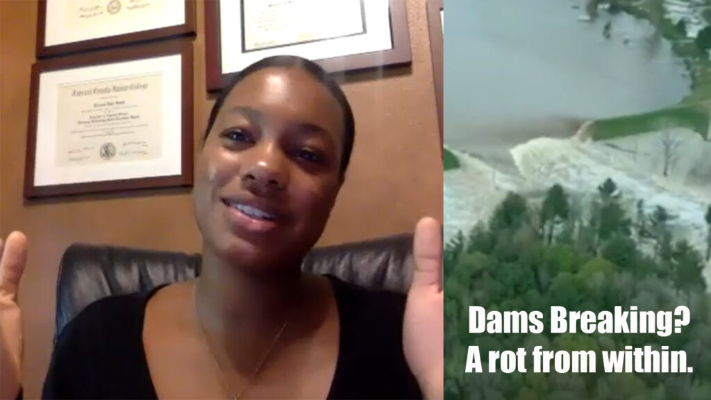 Her Cameroon & COVID-19 experience speaks volumes. Breaking Dams, America's rotting