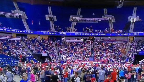 Tulsa BUST: President Trump's rally was poorly attended
