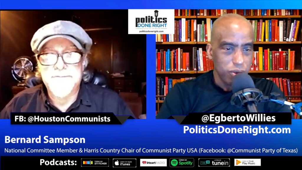 Bernard Sampson, CPUSA National Committee Chair discuss why voting for Biden existential for all ide