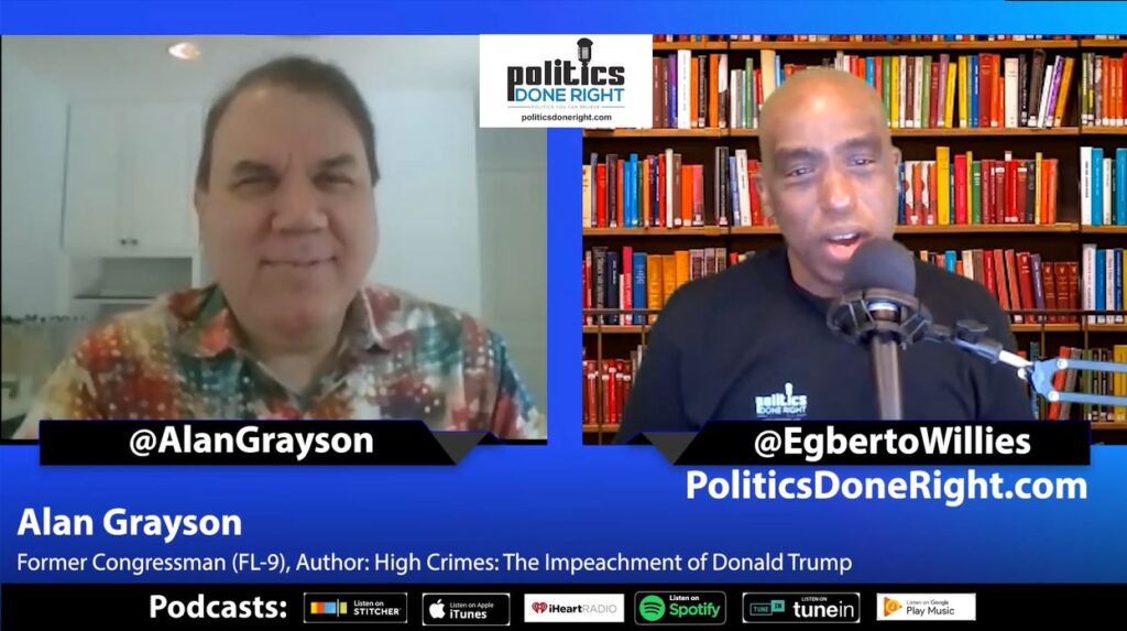 Alan Grayson discusses misplaced attacks by Democrats against Progressives over Election 2020