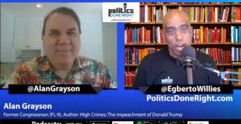Alan Grayson discusses misplaced attacks by Democrats against Progressives over Election 2020