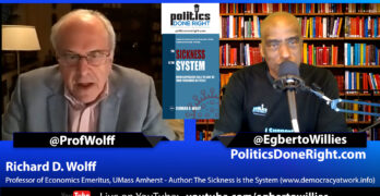 Richard Wolff discusses his new ebook The Sickness is the System