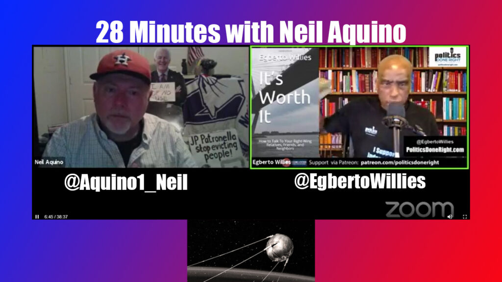 Interview with Neil Aquino. Why I will continue to engage the Right as well as 'Deplorables.'