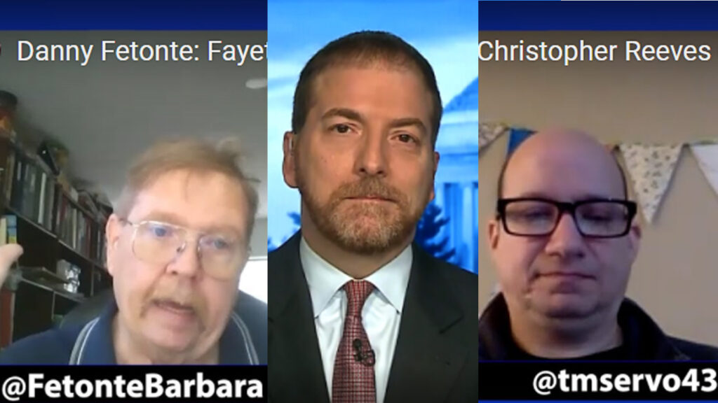 Danny Fetonte fights coal ash, Chuck Todd slams GOP, DNC Christopher Reeves on Red States (KPFT)