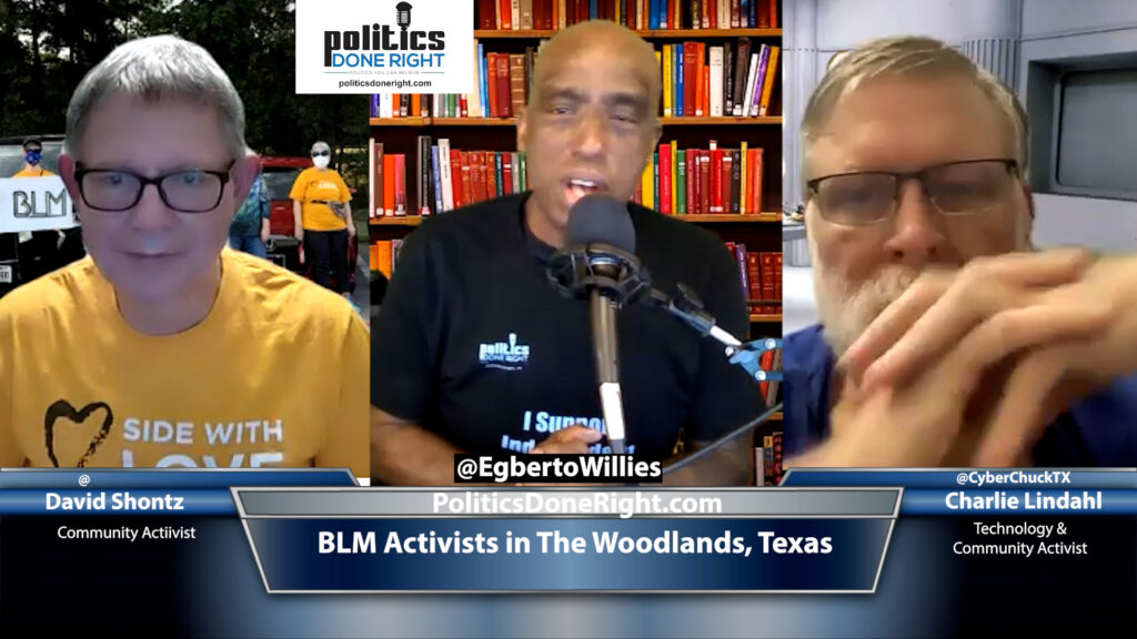 White BLM activists in The Woodland Texas explain why they are committed to the cause.