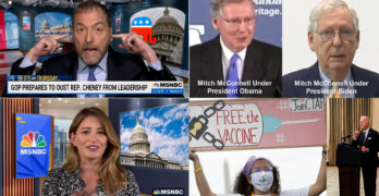 Believe Mitch, Chuck Todd destroys Republican Party. Katy Tur on family leave, #FreeTheVaccine