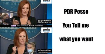 White House media lack of critical thought - PDR Posse, Tell me what you want to talk about