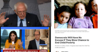 Bernie loses it with Joe Manchin - Republican exposed on debt ceiling - Dems, no to poverty