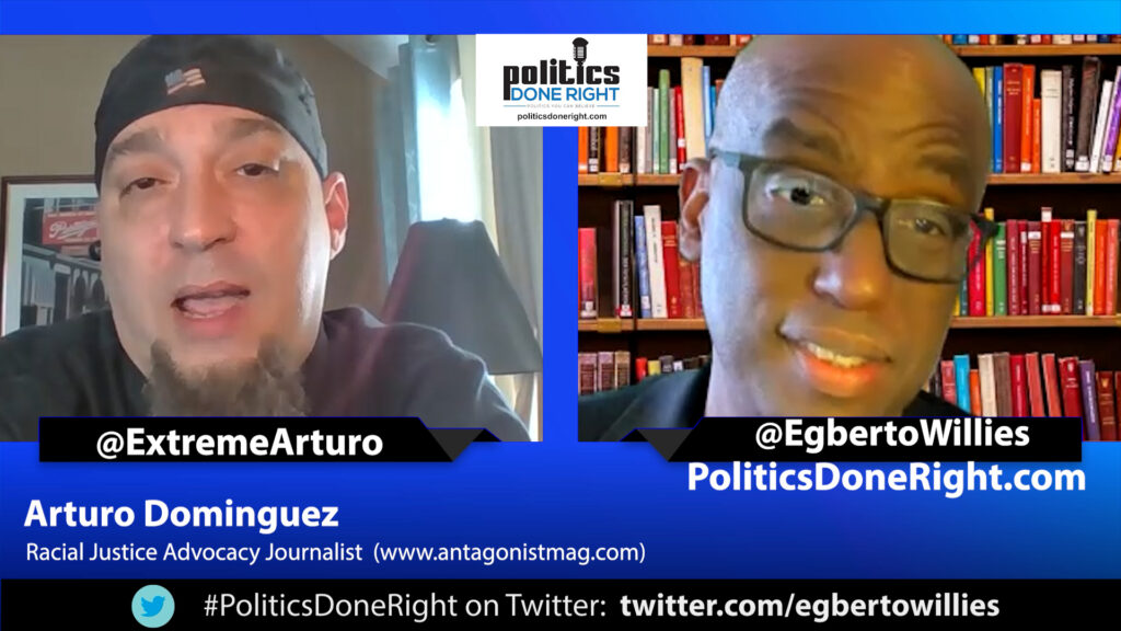 Arturo Dominguez, Racial Justice Advocacy Journalist, on Latino 1619 project issues and #WEOC.