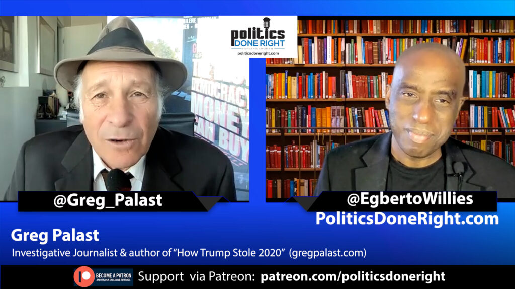 Greg Palast discusses January 6th and the undemocratic nature of our Democracy. It's SCARY!