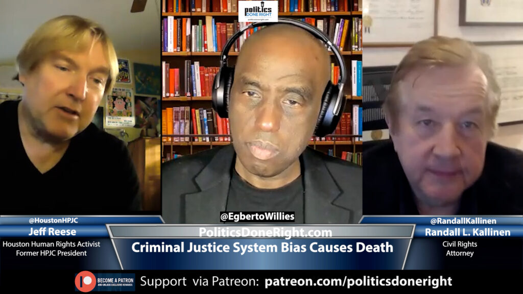 Jeff Reese & Randall Kallinen, activist & civil rights Atty. respectively on Criminal Justice Bias.