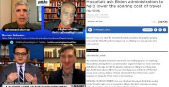 Norman Solomon on Russia-Ukraine, Chris Hayes on Biden's good economy, Attack on travel nurses