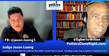 Incumbent Judge Jason Luong discusses his 185th Criminal Court race & an election-eve surprise