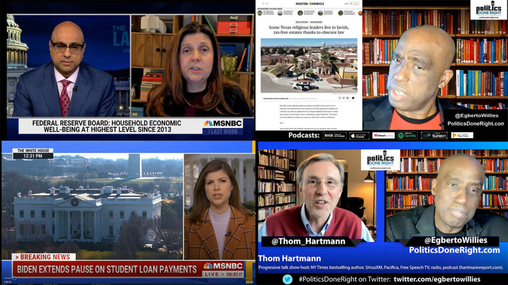 Fourth of July special: Inflation, church rip-offs, student loan forgiveness, & Thom Hartmann
