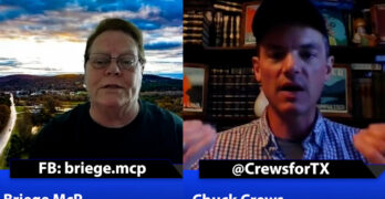 Chuck Crews tells why he belongs in Texas House. Briege McP: MAGA Republicans aren't Sinn Fein