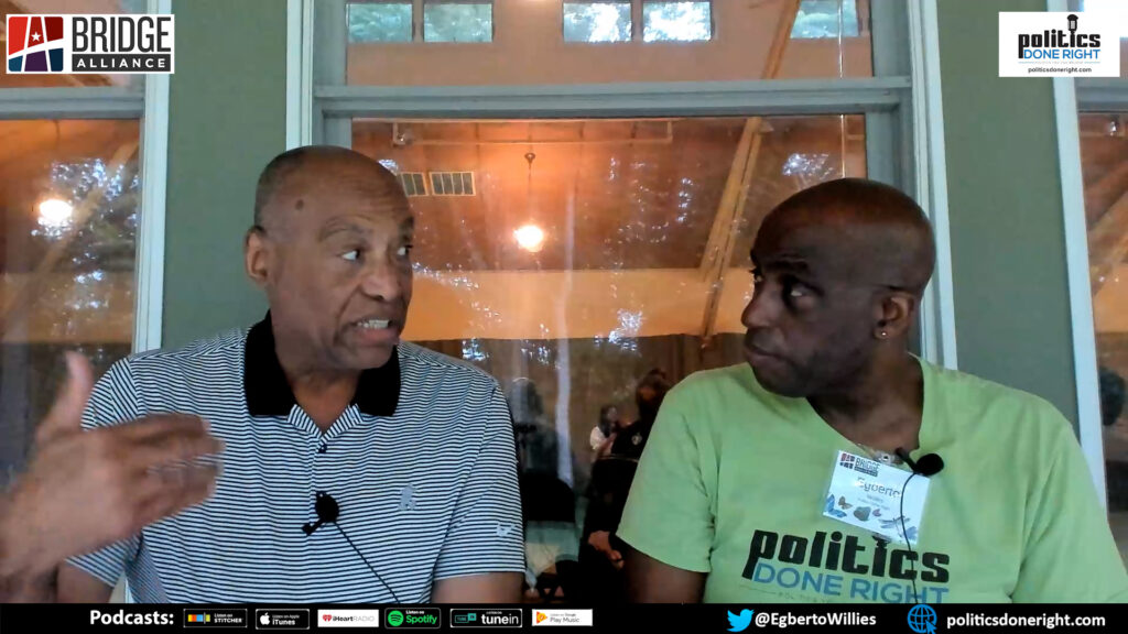 An interview with Francis Johnson, a black Republican at Bridge Alliance's Unity conference.