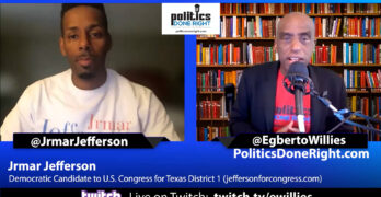 Jrmar Jefferson on his bid to take Louie Gohmert's Texas District in the 2022 midterm.