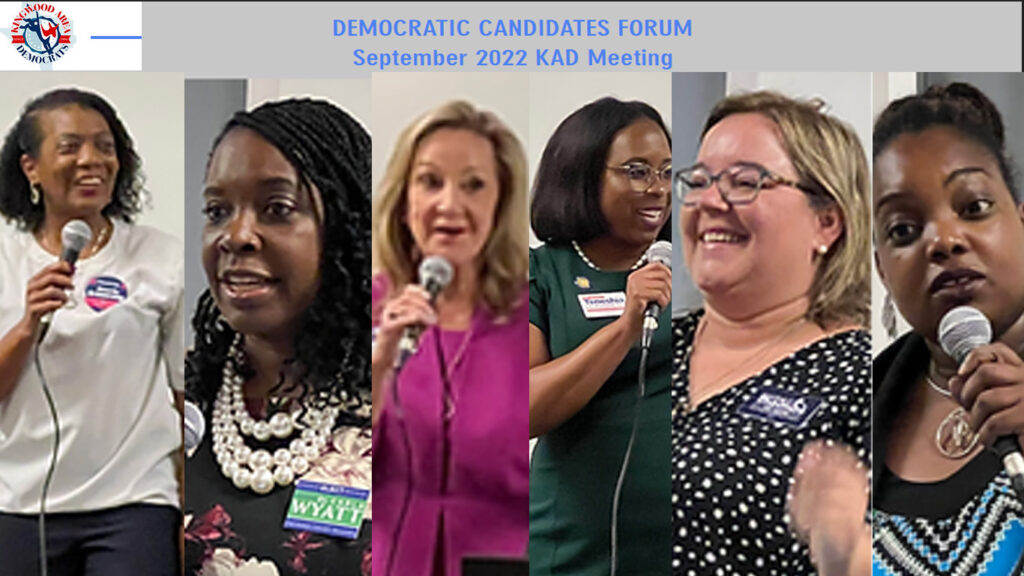 Kingwood Area Democrats' September 2022 Candidates Forum