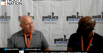 Rob Kall visits PDR at Netroots Nation and discusses bottom-up politics.