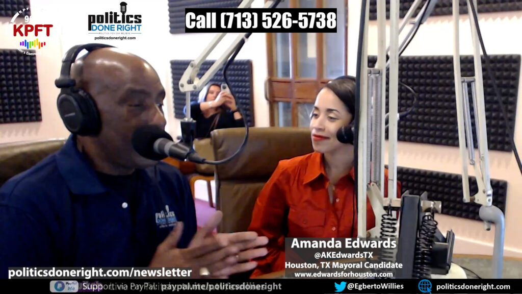 Amanda Edwards, Houston Mayoral Candidate, discusses her campaign and her service to the community.