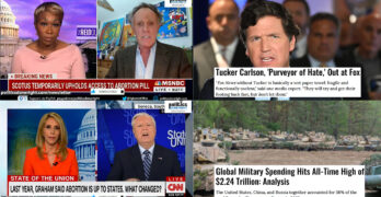 America is Iran? Lindsey Graham implodes. Fox News dumps Tucker. Obscene military spending.