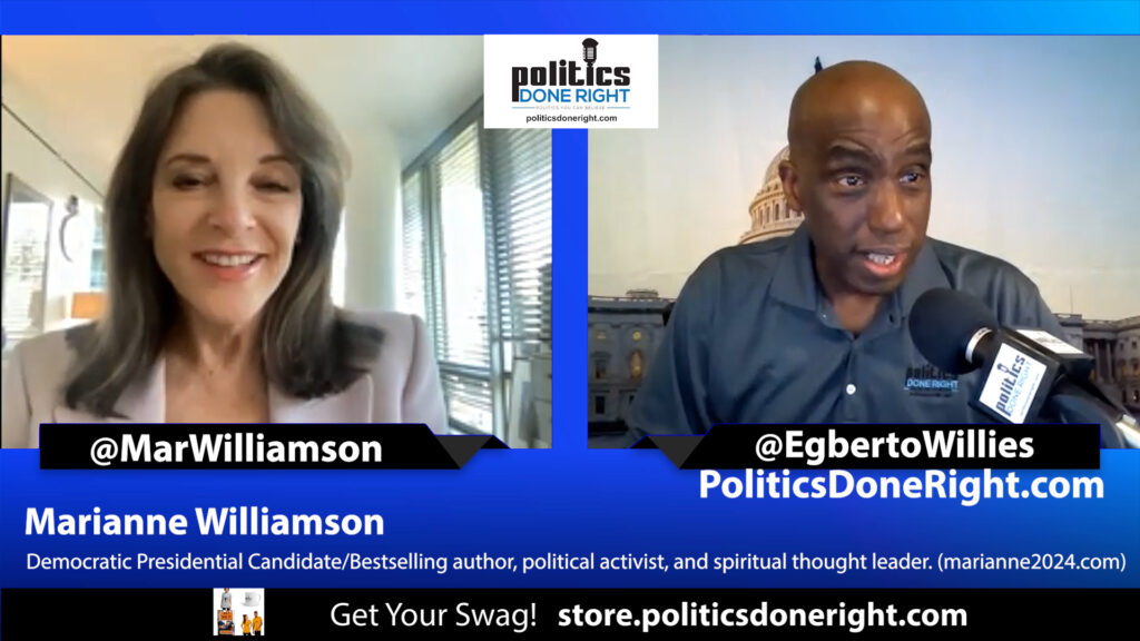 Marianne Williamson discusses why she wants to be the President of the United States.