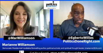 Marianne Williamson discusses why she wants to be the President of the United States.