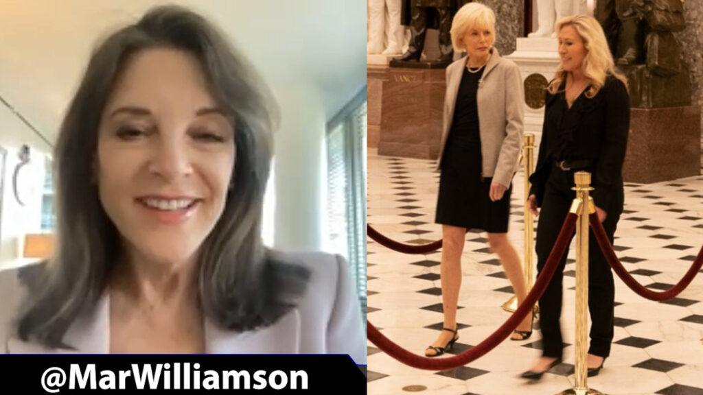 Marianne Williamson on why she is challenging Joe Biden. Marjorie Taylor Greene on 60 Minutes.