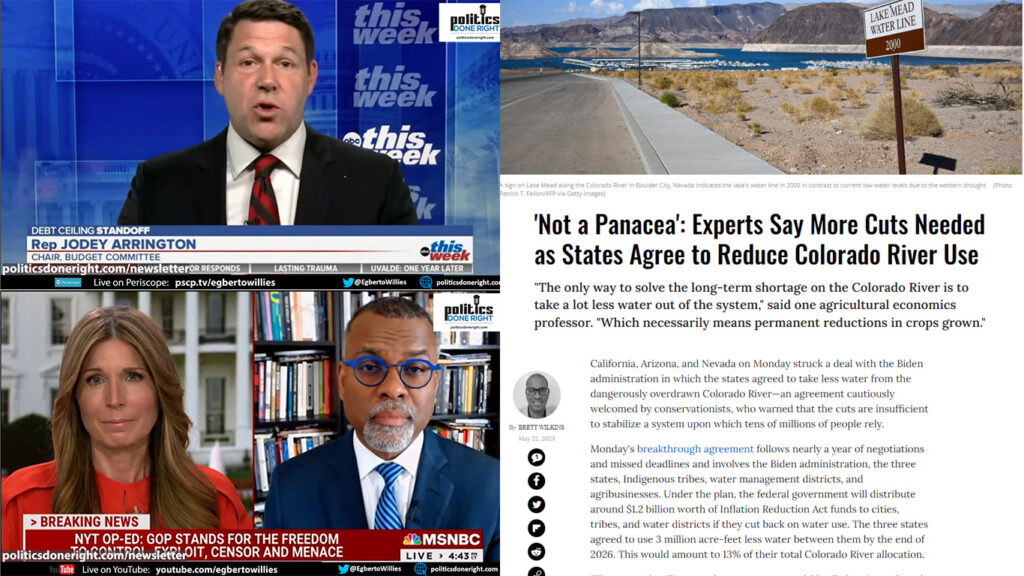 Wallace & Glaude slams GOP attack on freedom. Evil chairman in meek package. Colorado river