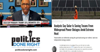 The Democratic intelligentsia's betting they want Trump because he is the most beatable Republican. I suggest they come down from their ivory towers. The oil state's electrical grid is saved by solar.