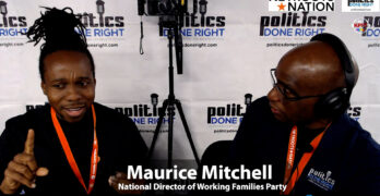 Working Families Party, Maurice Mitchell destroys the myth about centrism at Netroots Nation.