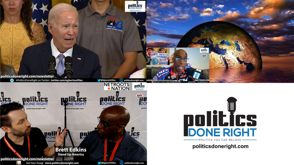 Biden comes out swinging on IRA. Brett Edkins discusses the SCOTUS. Climate denier challenged.