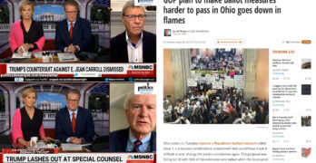 Democracy wins in Ohio. Matthews & Sykes call out Trump & MAGA for their attempted coup