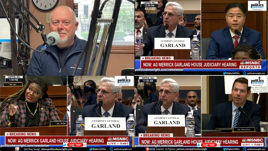 Analysis of Harris County DA Kim Ogg & others. Embarrassing Garland judiciary hearing.