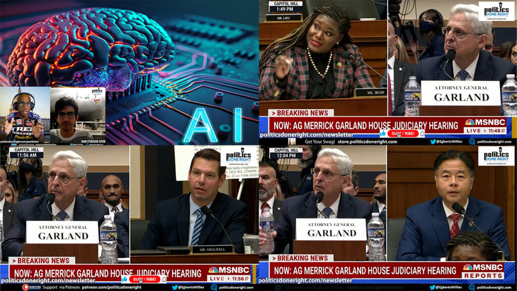 Reps. Cori Bush, Ted Lieu, and Eric Swalwell expose sham judiciary hearings. Don't fear AI.