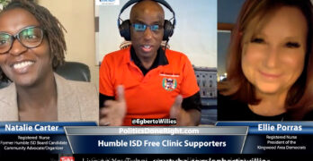 Natalie Carter & Elli Porras discuss Humble ISD need to support of free clinics on campus