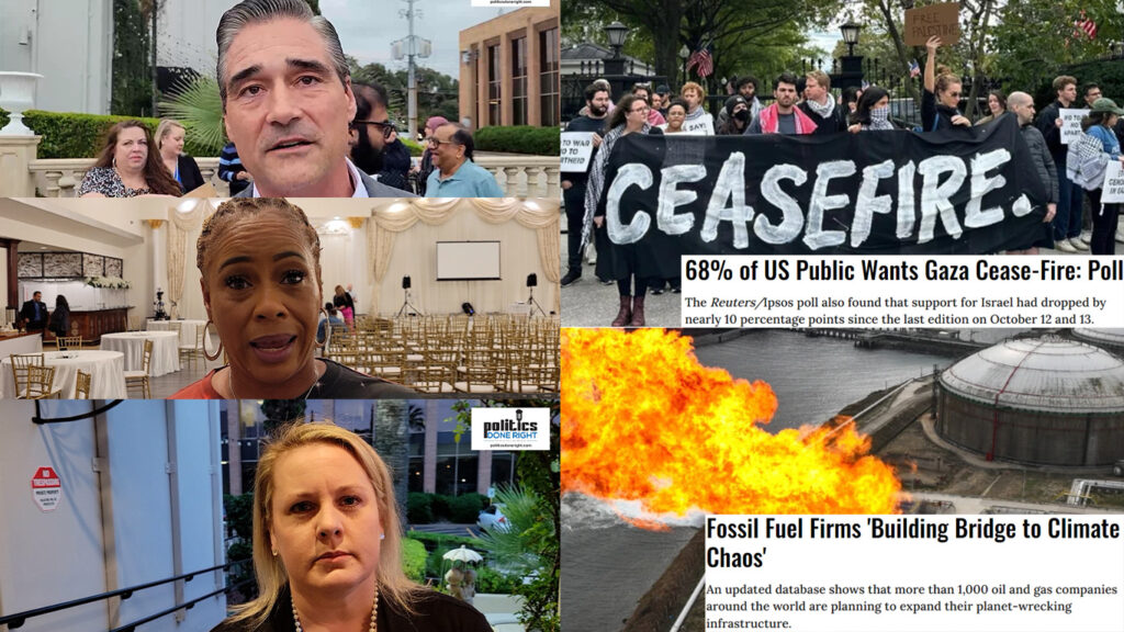 Americans want a Gaza Cease-Fire. TX DA Kim Ogg under fire! Fossil fuel firms continue chaos.