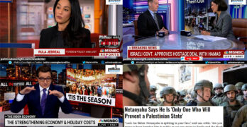 Rula Jabreal vs Bibi Netanyahu on Israel & Palestine solution. Chris Hayes on inflation.