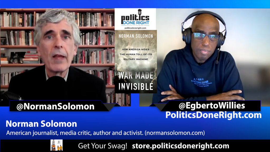 Norman Solomon discusses the immorality of Israel & U.S. complicity in the Israel-Hamas war.