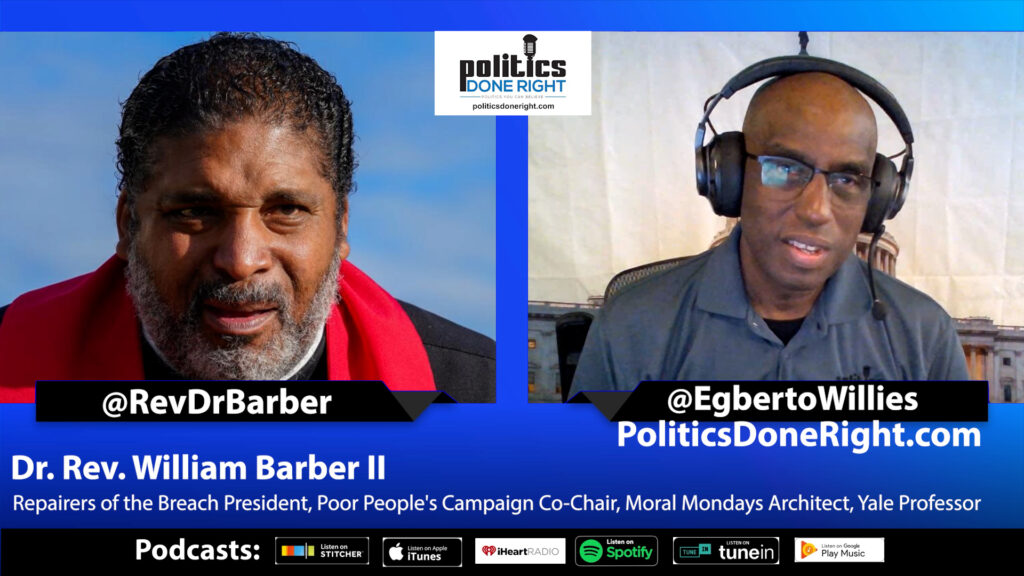 Dr Rev William Barber discusses engaging the working class to exercise their power to win elections.