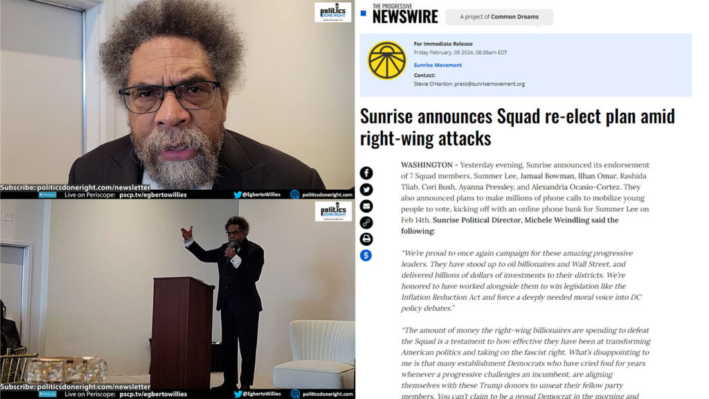 Why Muslim community group invited Cornel West. GOP virtually silent on Trump's NATO comment