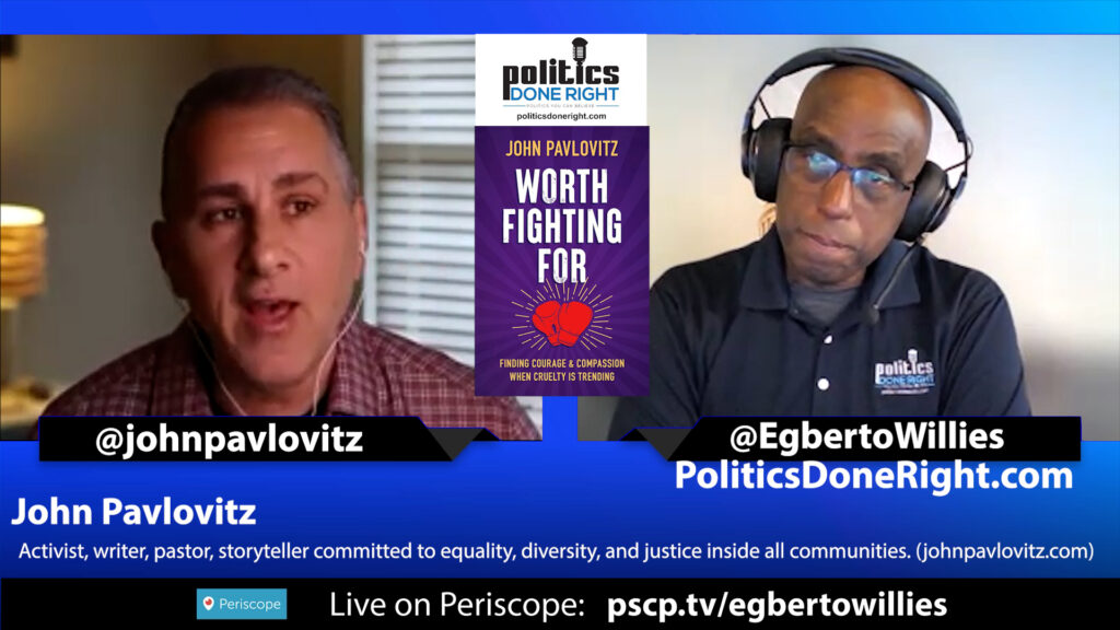 John Pavlovitz discusses why rebuilding America's values is 'Worth Fighting For' especially now.