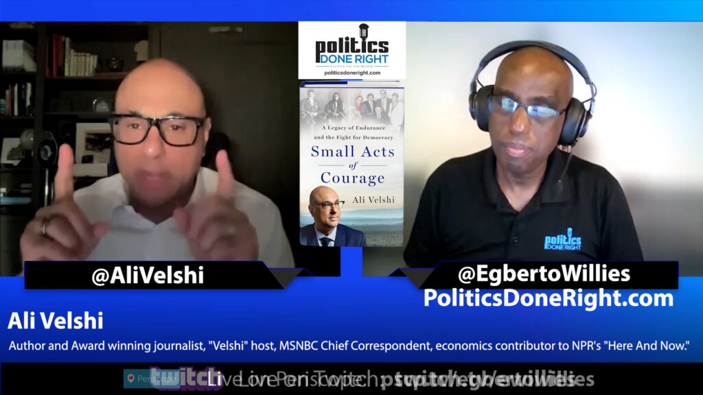 Ali Velshi, in a compelling interview, discusses real journalism and his book 'Small Acts of Courage.'