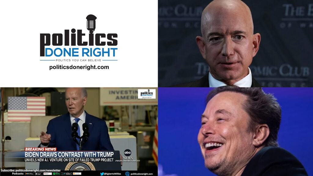 Gates and Bezos not good for America. Joe Biden shades Trump in Wisconsin. Plutocracy or Democracy?